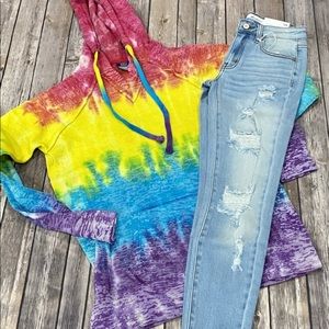 Rainbow hoodie